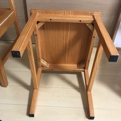 ダイニングチェア　イス　4脚セットの画像