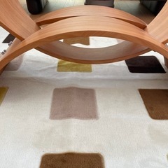 ガラス テーブル　※訳ありの画像