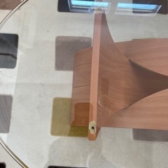 ガラス テーブル　※訳ありの画像