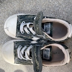 【中古】converseスニーカー 19センチ