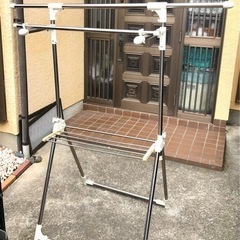 【無料！0円】簡易物干し台