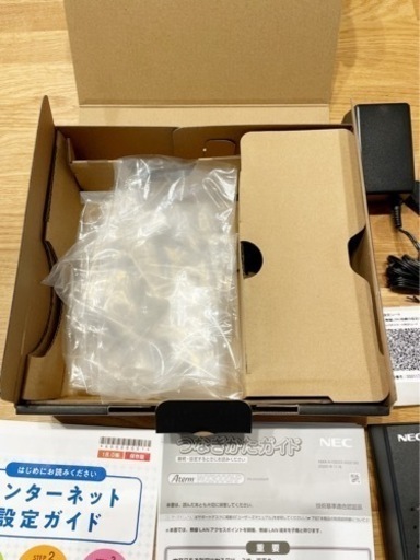 新品使用　NEC 無線LANルーター　Aterm WX3000HP PA-WX3000HP
