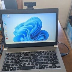 東芝 dynabook R63/P【再生PC・13インチB５サイズ】【MS Office2021搭載】【CPU】Core i5 4210U搭載【SSD128GB搭載】【Webカメラ】【Windows11 64bit搭載】【HDMI端子搭載】【テンキー】【B5サイズ】13インチワイド【メモリー4GB搭載】【W-LANの画像