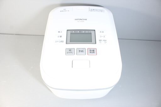 K36 【新品・未使用】HITACHI 日立 圧力＆スチーム ふっくら御膳 ジャー炊飯器 RZ-V100EM W ホワイト
