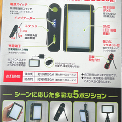 【新品未使用】ベルーフ　コンパクト投光器　CTK-002の画像