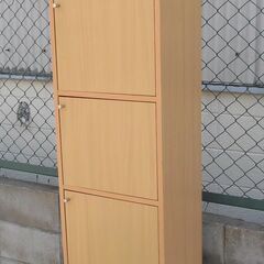 JM15203)5ドア収納庫 ライトブラウン コーナン W42....