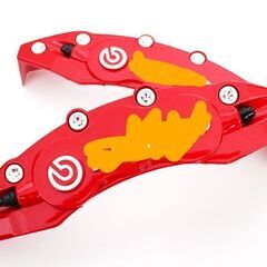 キャリパーカバー前後セット BIGサイズ（赤）18インチ以上の画像