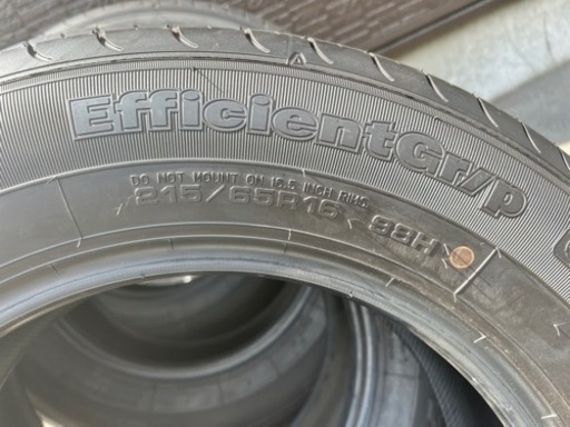 215/65R16 98H グッドイヤー EfficientGrip サマータイヤ 夏 ミニバン  低燃費 GOODYEAR E-Grip