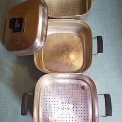 蒸し器鍋の画像