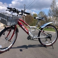 【商談中】SHIMANO  CI-DECK付き　　自転車　　小学生　22インチ