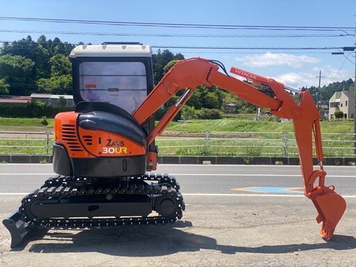 【G-0076】日立 ZX30UR(エアマン OEM AX30UR-3) 小旋回 3tクラス 4wayマルチ 倍速 油圧ショベル バックホー　ユンボ　茨城県