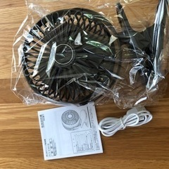 【新品】5000mAh充電池内蔵  卓上扇風機 冷却ファン パソ...