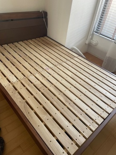すのこダブルベッド