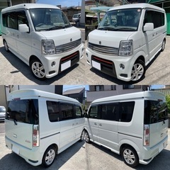 🌟最上級の後期型🌟エブリイワゴン/DA64W/PZターボSP/ハイルーフ/検R5年12月10迄/修復無しの画像