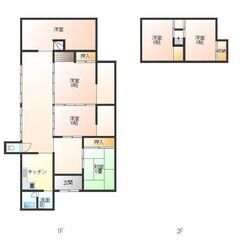 🉐 5月末までフリーレント！★初期費用無料・審査通します！ 家賃49,000円・5DK2階建て戸建て・駐車場あり車可　海水浴場徒歩圏内　千葉県いすみ市大原　サーファー・ゴルファー・釣り人必見❗️❗️【ペット可 】戸建て 格安 DIY可能 複数入居可 賃貸物件 バストイレ別 事務所利用可能 初期費用0円 ウォシュレットトイレ - いすみ市