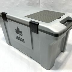 美品 定価7300円 logos  ロゴス アクションクーラー50 グレー クーラーボックス 50L アウトドア バーベキュー レジャー B ②の画像