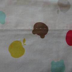 のれん　クマ柄　手作りの画像