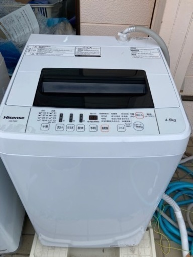 ハイセンス　4.5kg洗濯機　2019年製　　リサイクルショップ宮崎屋住吉店　22.5.2 y