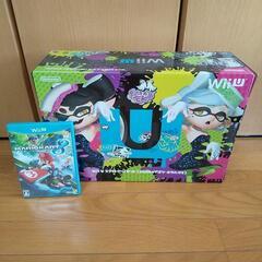 Wii U スプラセット、マリカー8 美品稼働品