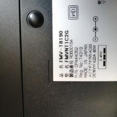 富士通ノートパソコン　FMV-T8190 動作品　オフィス2019入ってますの画像