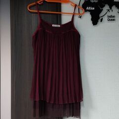 Alphabetclub　プリーツキャミソールの画像