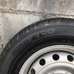 12インチ　ホイール　タイヤセット　ダンロップの画像