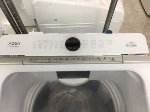 AQUA 9キロ洗濯機　2021年製