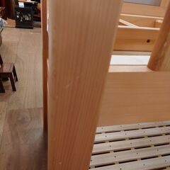 アルダー材木製2段ベッド　モルト【愛品倶楽部柏店】の画像
