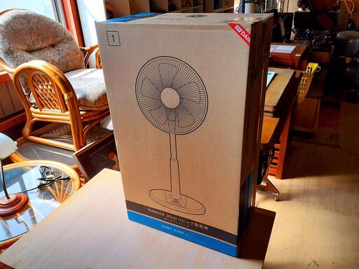 未使用品 ヤマゼン YAMAZEN 30㎝ リビング扇風機 DHMT-K306 ホワイト　/TJ-0285 2F