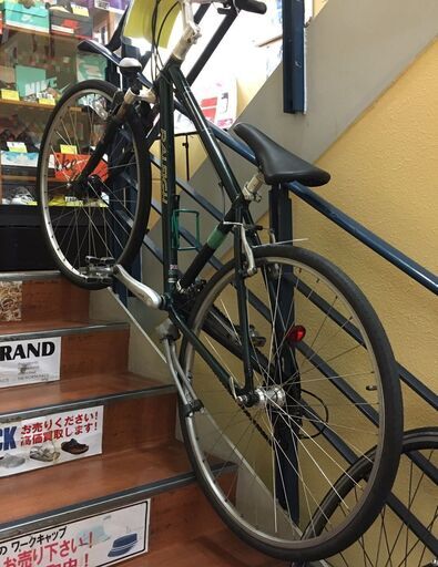 ONO3　クロスバイク　グリーン　変速　Raleigh　700✕35C