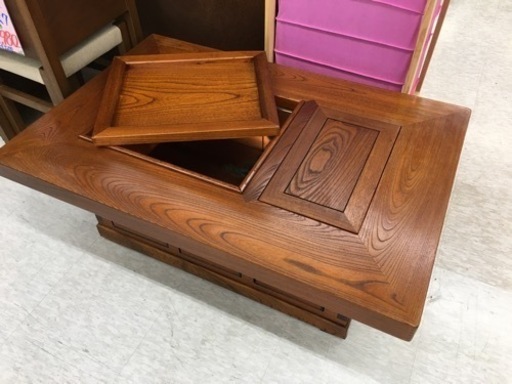 火鉢テーブル　ケヤキ