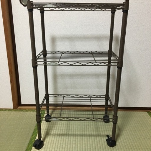 キャスター付きスチールラック