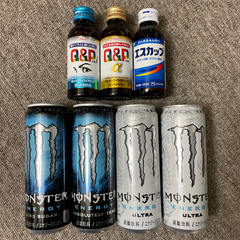 決まりました〈計7本〉モンスターエナジー　キューピーコーワ　エスカップ