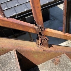 階段手摺りの腐食対応について