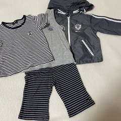 中古　男の子　100㎝　コムサイズム ＆ミキハウス  セット　半...