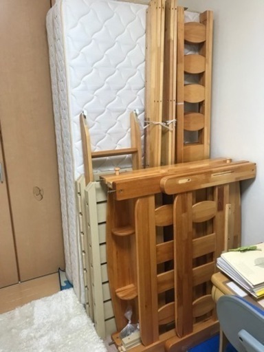 オクモト二段ベッド　マットレスX2 売ります
