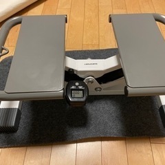 ステッパー 健康器具 サイドステッパー 静音 足踏み チューブ＆保護マット付きの画像