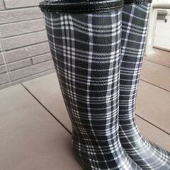 ロングレインブーツの画像