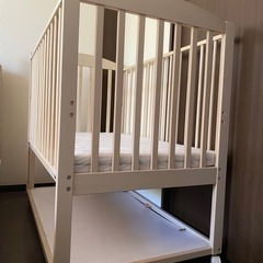 ベビーベッド サワベビー 澤田工業 2段式 スライド ハイタイプ 美品