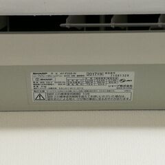 シャープ 2017年製 エアコン AY-F22S-W 冷房2.2KW 中古品 SHARP そのAの画像