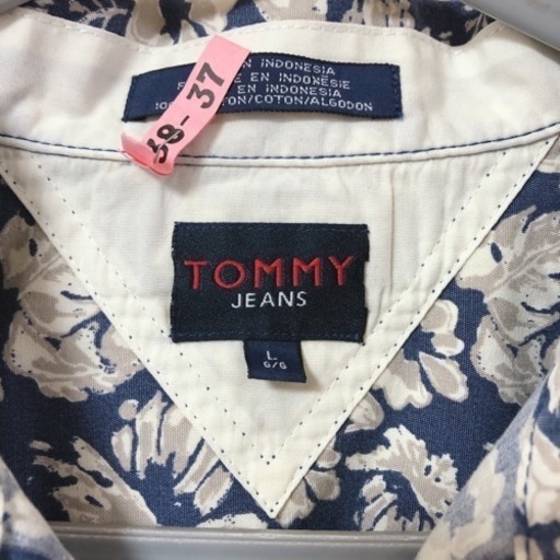 JEANS 90s希少ボタニカル柄 半袖 オープンカラーシャツ