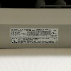 シャープ 2017年製 エアコン AY-F22S-W 冷房2.2KW 中古品 SHARP そのBの画像