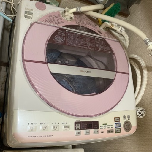 SHARP 穴なしサイクロン８㌔　洗濯機