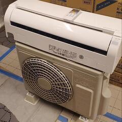 中古エアコン6畳用工事付き美品 使用期間わずか