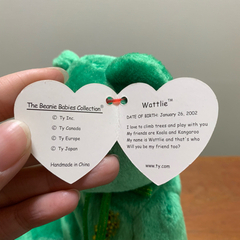 ty BEANIE BABIES くま ぬいぐるみ wattlieの画像