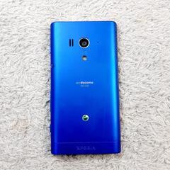 ソニーエリクソン製 ドコモ　 Xperia acro HD SO-03D   ブルー　美品　貴重3Gスマホ　の画像