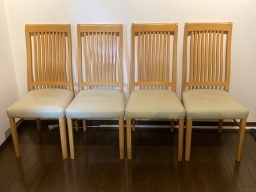 ダイニングチェア　椅子　4脚セット