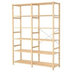 IKEA IVAR  パイン材　シェルフ