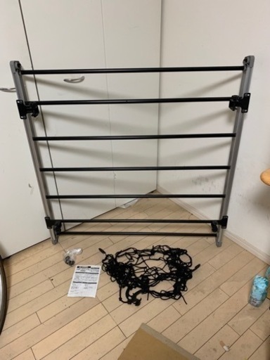 アルミラック、ルーフラック　inno ネット、説明書付き