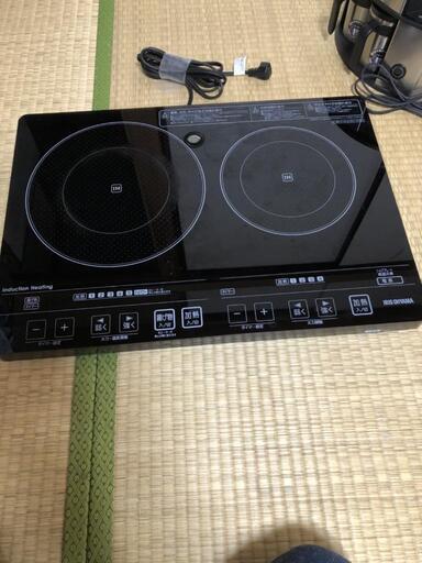 ２口コンロ 　IHクッキングヒーター